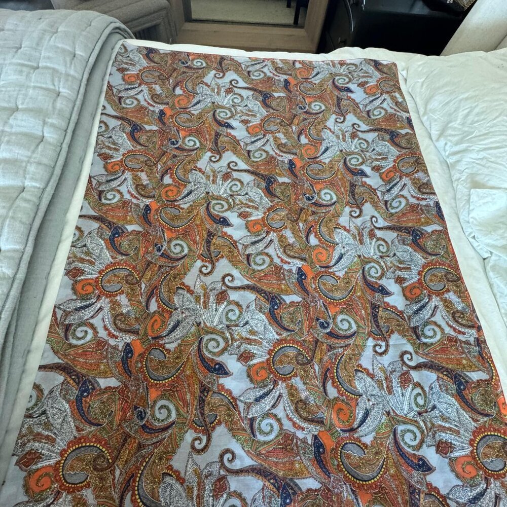 ROSA FAIA Paris Paisley Scarf – Made in France - Picture 4 of 4